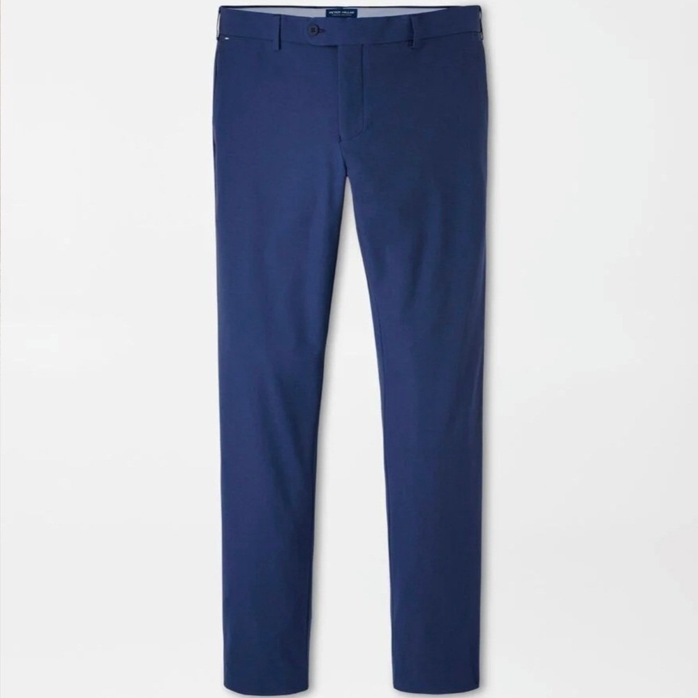 New Peter Millar Crown Crafted Men's Surge Performance Trouser Pants Navy 38x30 - Picture 2 of 6